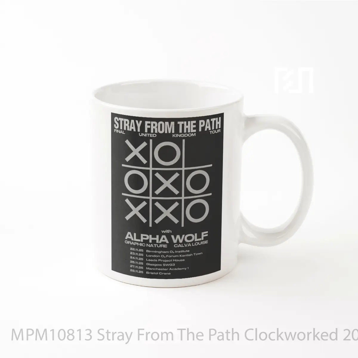 Mug Stray From The Path Clockworked 2025 Uk Tour MPM10813