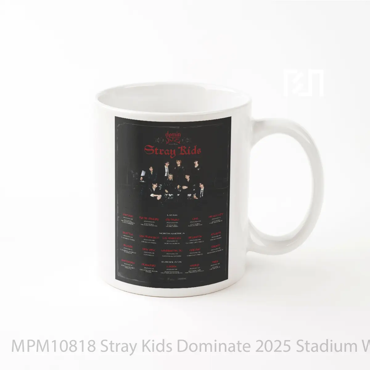 Mug Stray Kids Dominate 2025 Stadium World Tour 2 MPM10818