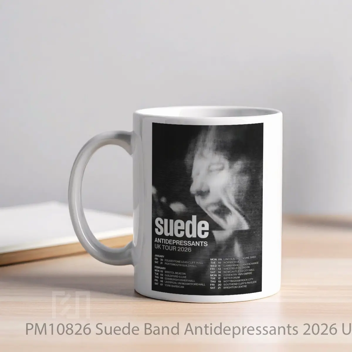 Mug Suede Band Antidepressants 2026 Uk Tour MPM10826 - All-side / Desain