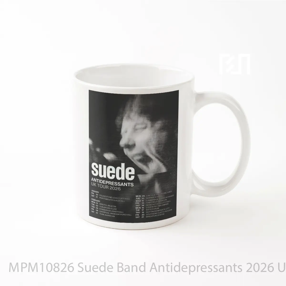 Mug Suede Band Antidepressants 2026 Uk Tour MPM10826