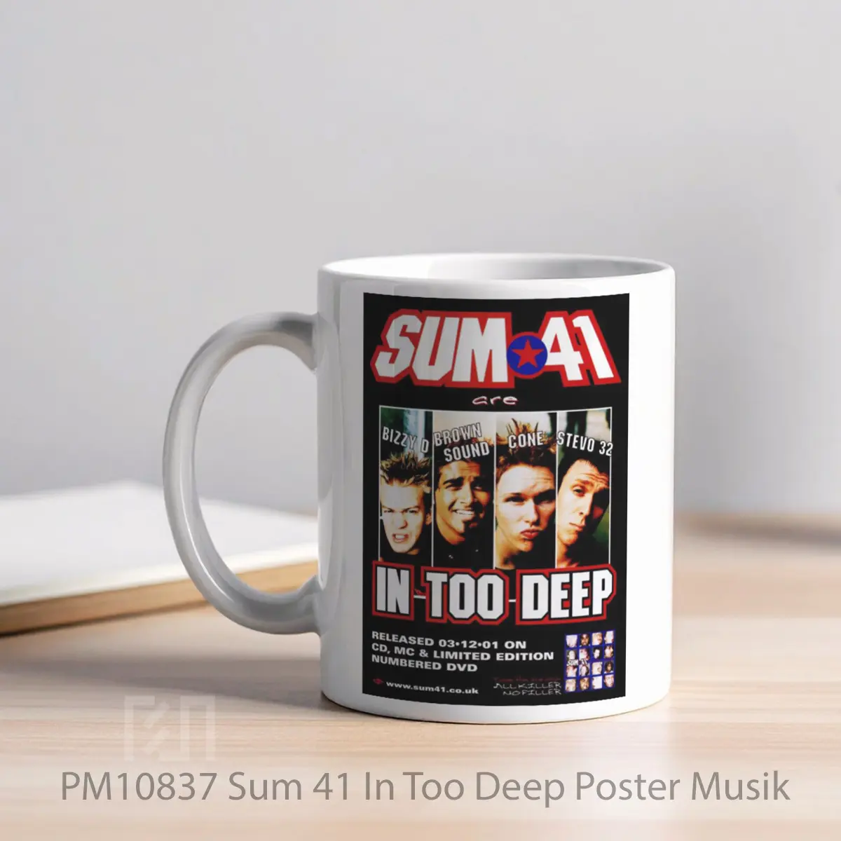 Mug Sum 41 In Too Deep MPM10837 - All-side / Desain