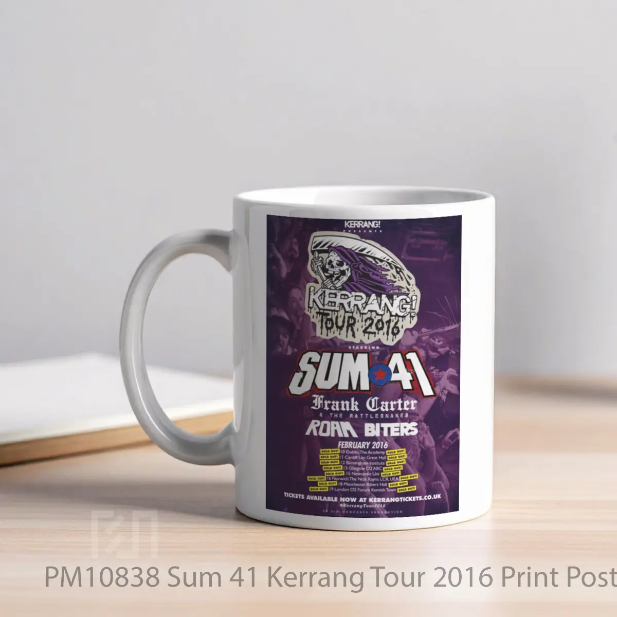 Mug Sum 41 Kerrang Tour 2016 Print MPM10838 - All-side / Desain