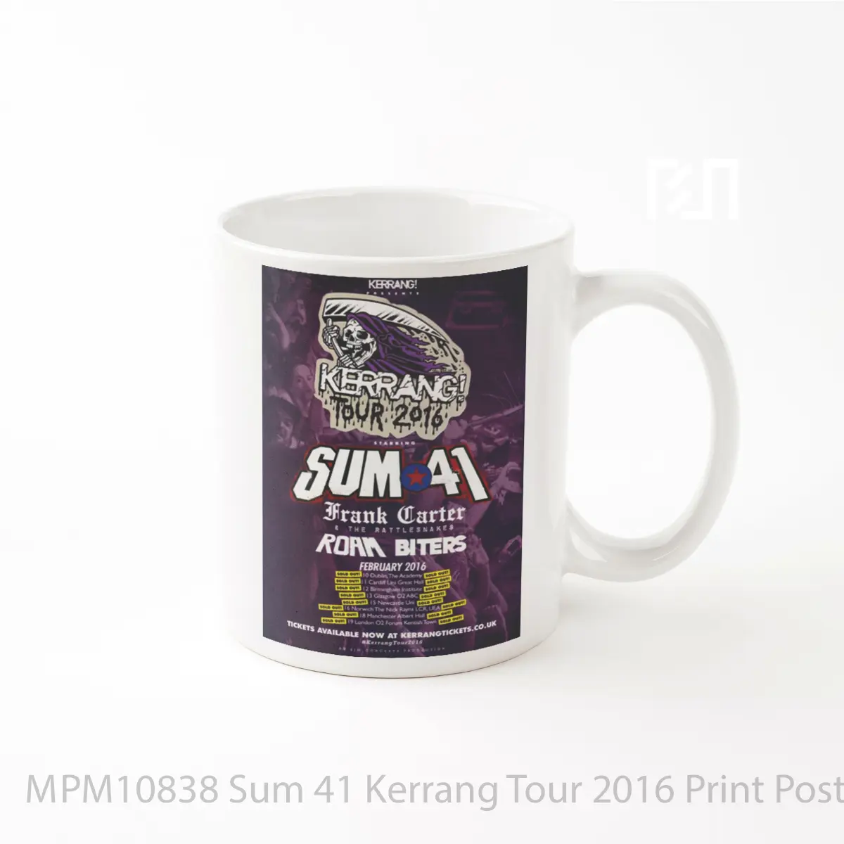Mug Sum 41 Kerrang Tour 2016 Print MPM10838