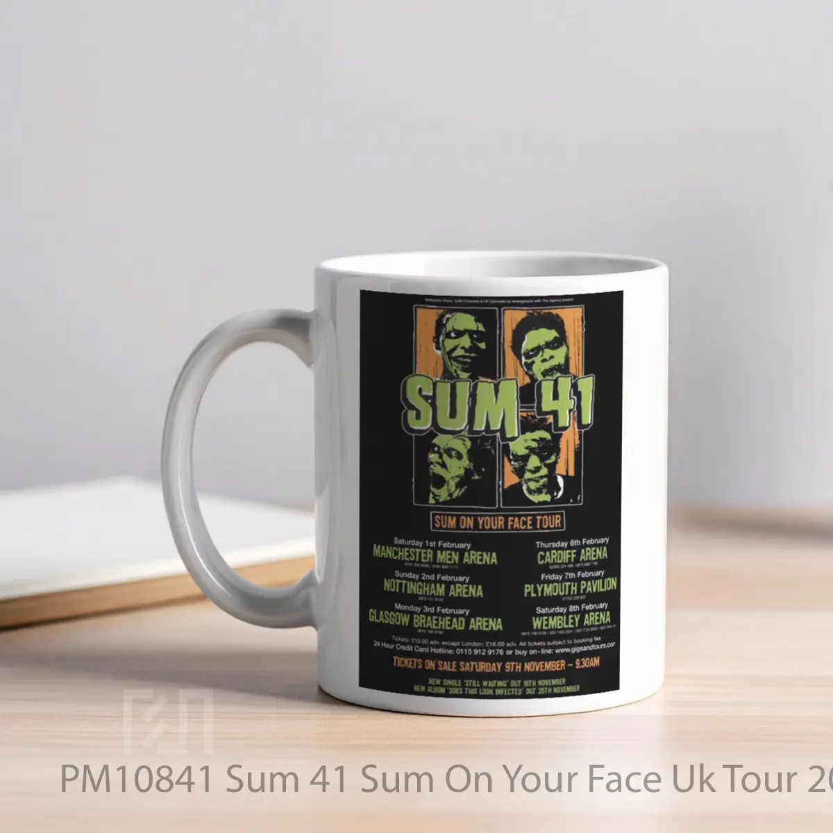 Mug Sum 41 Sum On Your Face Uk Tour 2003 MPM10841 - All-side / Desain