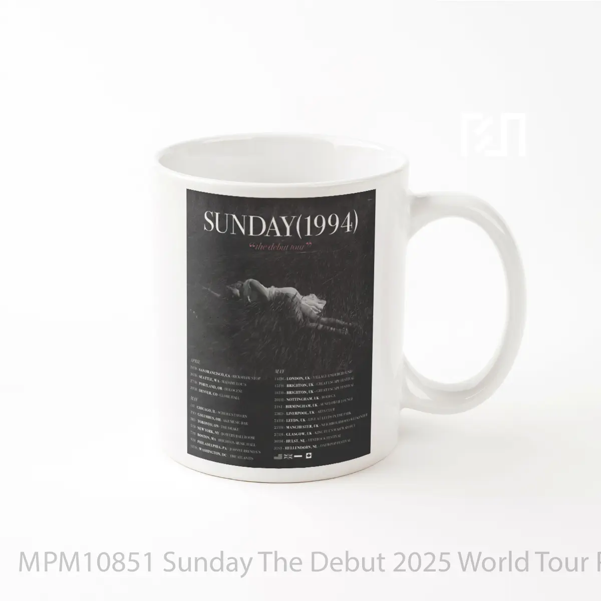 Mug Sunday The Debut 2025 World Tour MPM10851