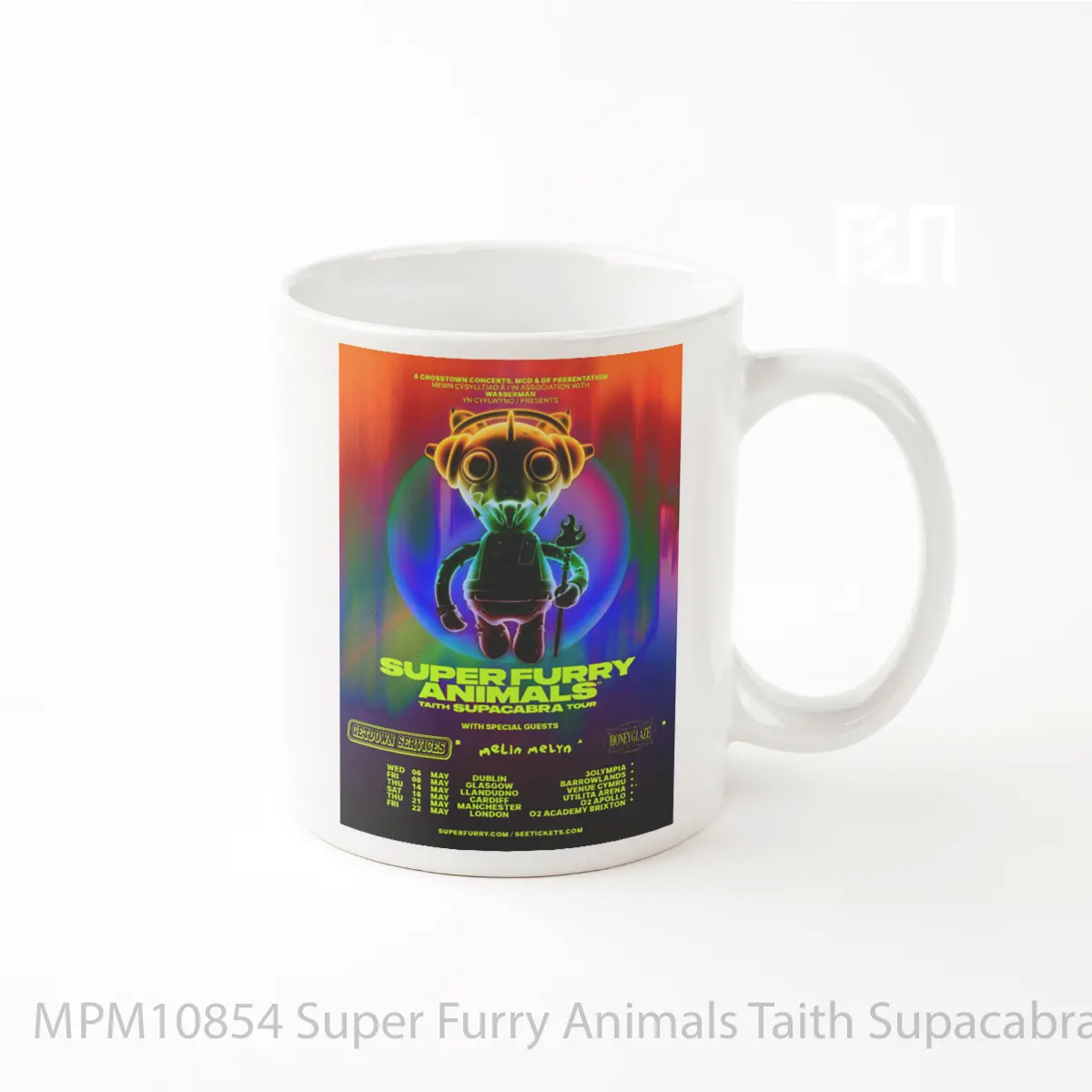 Mug Super Furry Animals Taith Supacabra 2026 Uk Ireland Tour MPM10854
