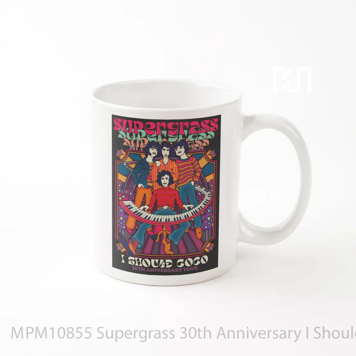 Mug Supergrass 30th Anniversary I Should Coco Tour 2025 MPM10855
