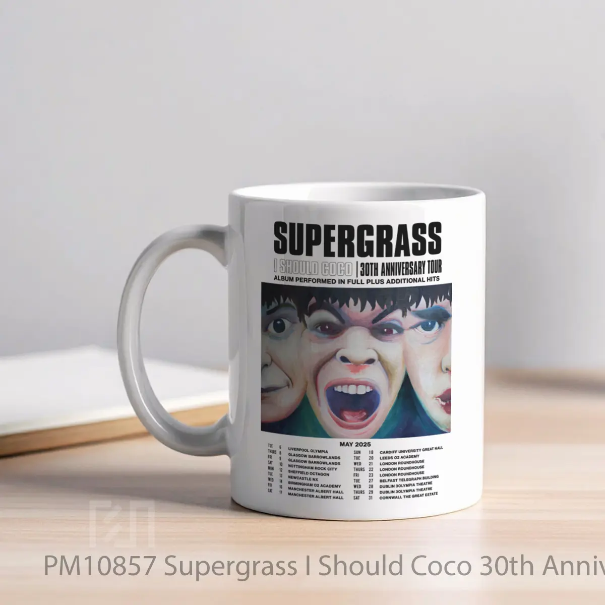 Mug Supergrass I Should Coco 30th Anniversary Uk Tour 2025 MPM10857 - All-side / Desain