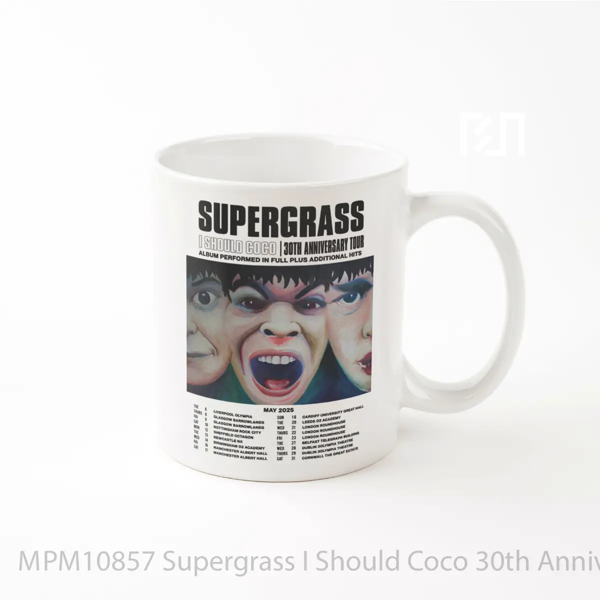 Mug Supergrass I Should Coco 30th Anniversary Uk Tour 2025 MPM10857