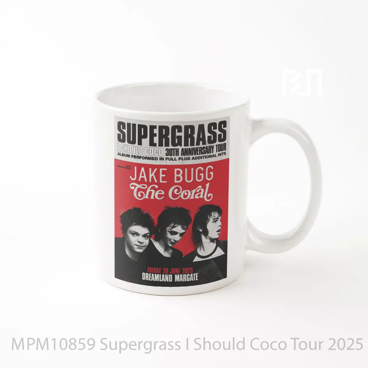Mug Supergrass I Should Coco Tour 2025 Dreamland Margate MPM10859