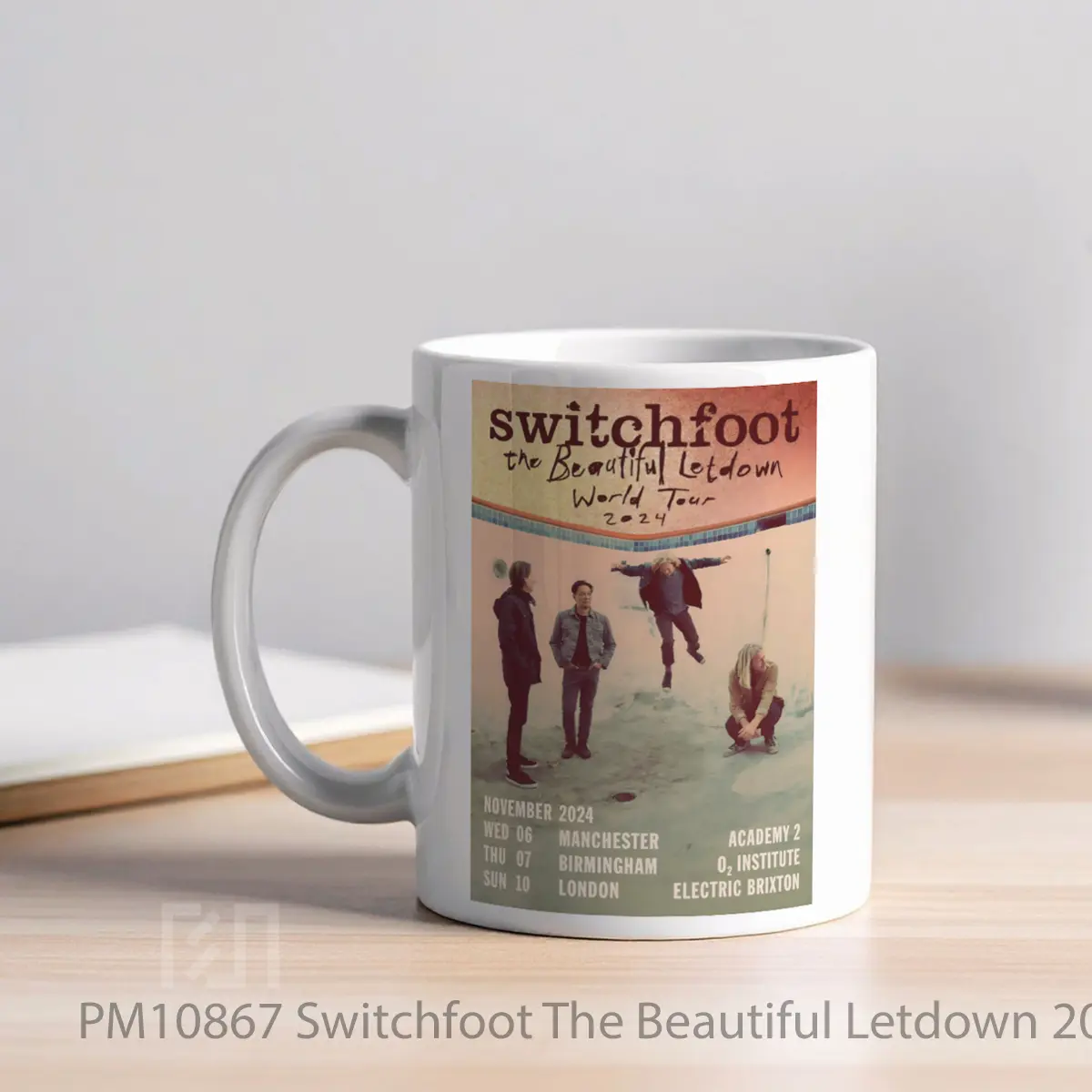 Mug Switchfoot The Beautiful Letdown 2024 Uk Tour Post MPM10867 - All-side / Desain