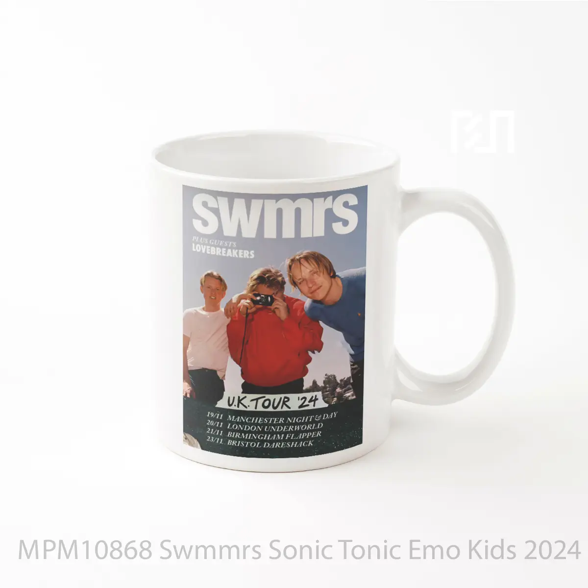 Mug Swmmrs Sonic Tonic Emo Kids 2024 Uk Tour MPM10868