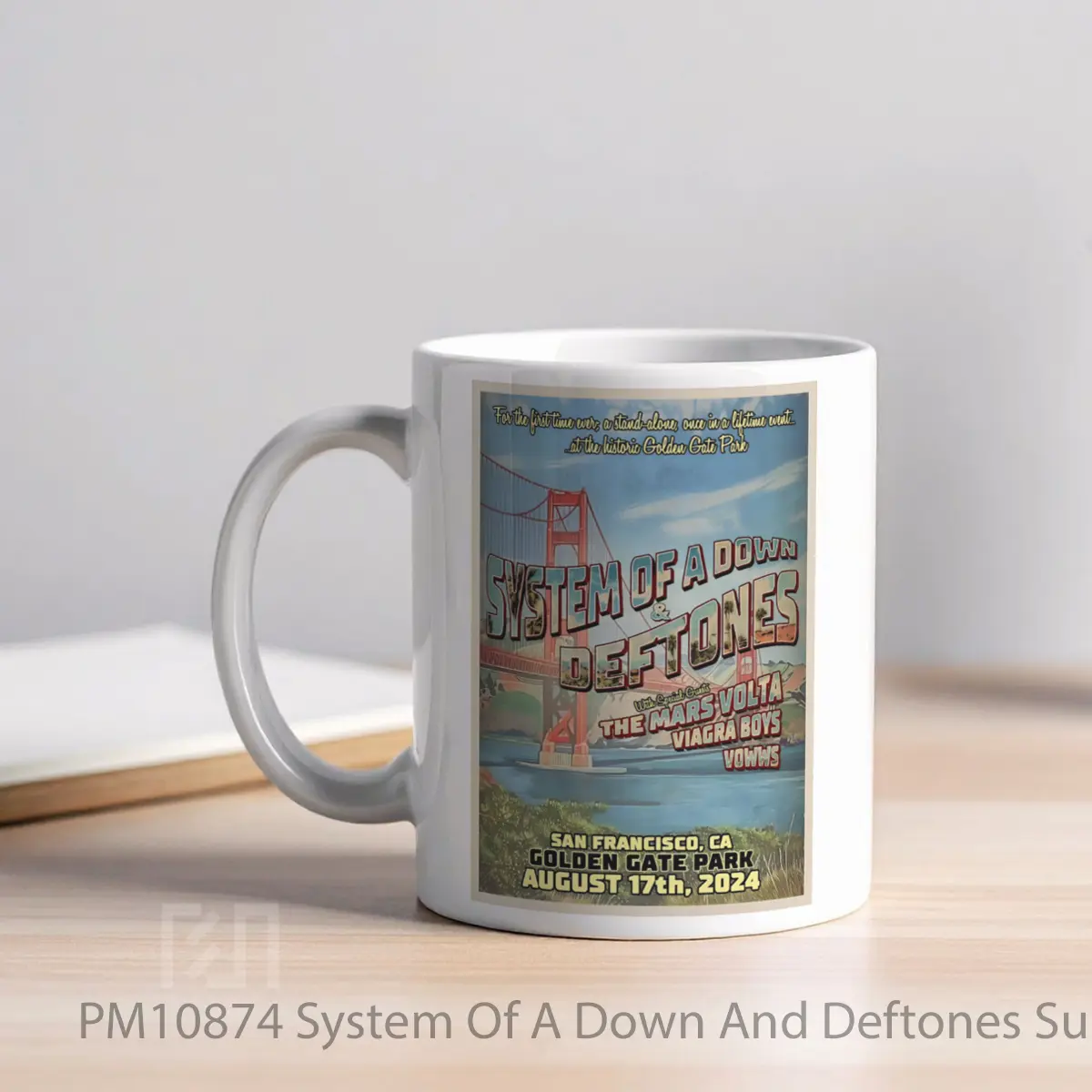 Mug System Of A Down And Deftones Summer Tour 2024 MPM10874 - All-side / Desain