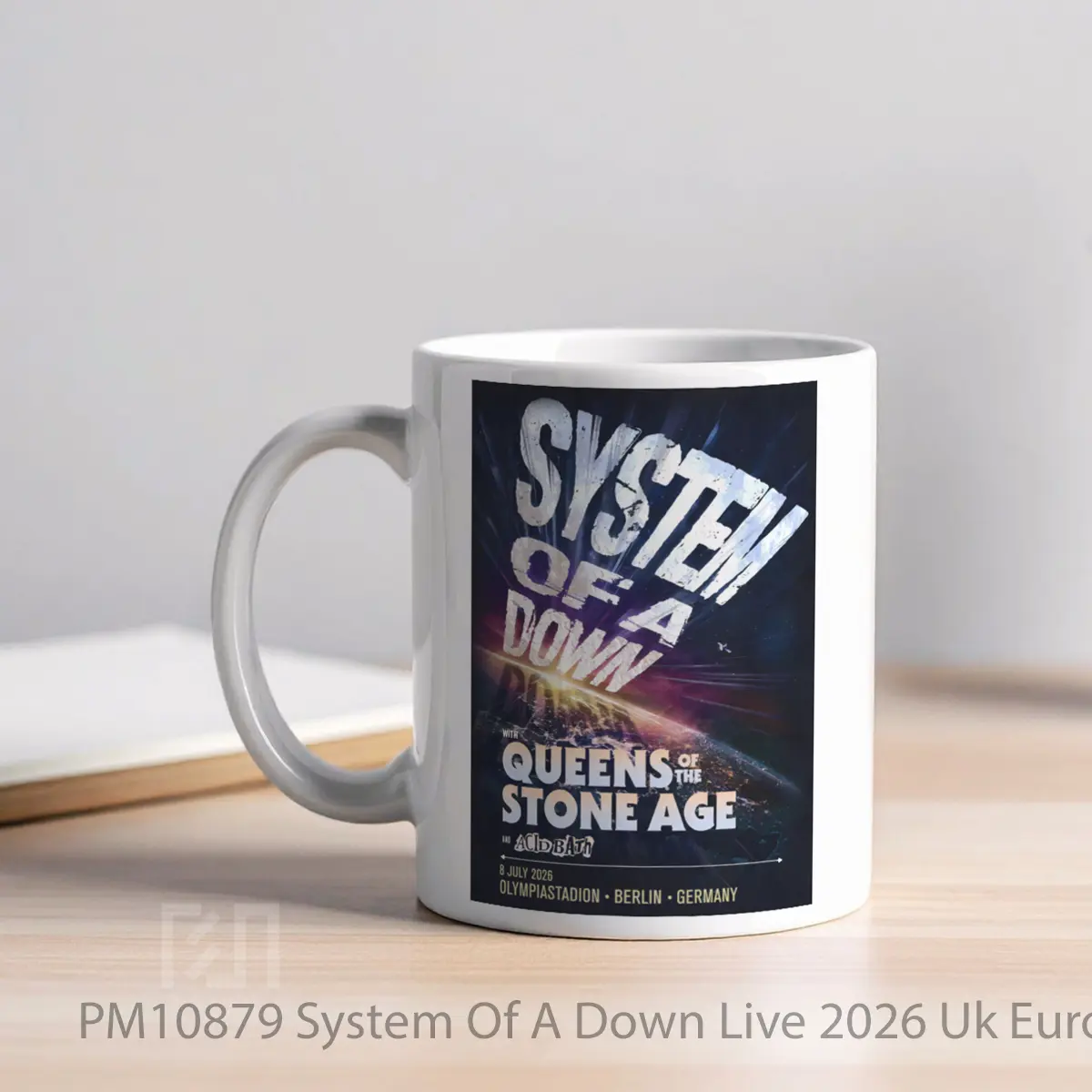 Mug System Of A Down Live 2026 Uk Europe Tour Berlin MPM10879 - All-side / Desain
