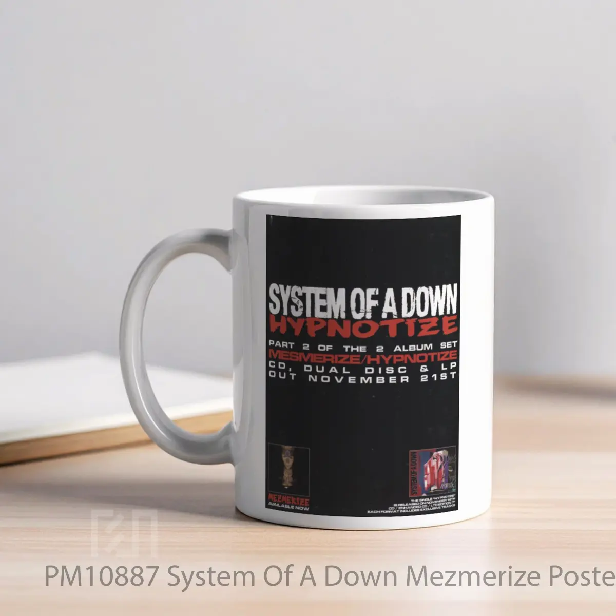 Mug System Of A Down Mezmerize MPM10887 - All-side / Desain