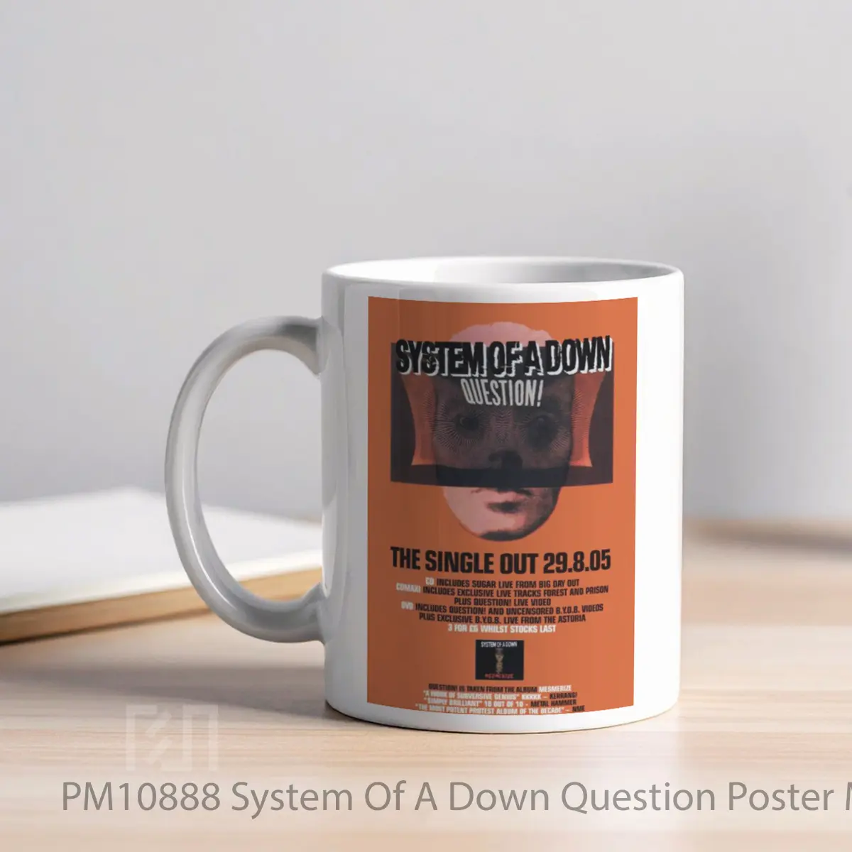 Mug System Of A Down Question MPM10888 - All-side / Desain