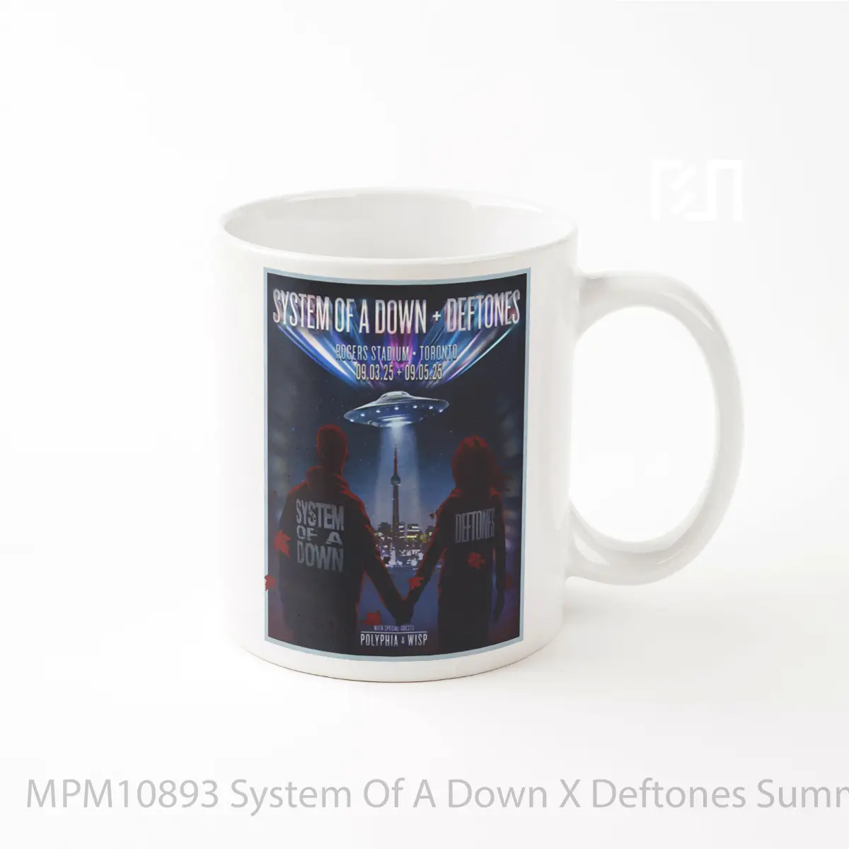 Mug System Of A Down X Deftones Summer Tour 2025 Toronto MPM10893