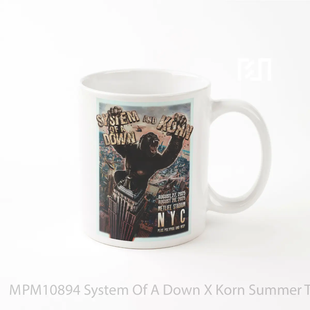 Mug System Of A Down X Korn Summer Tour 2025 New York MPM10894