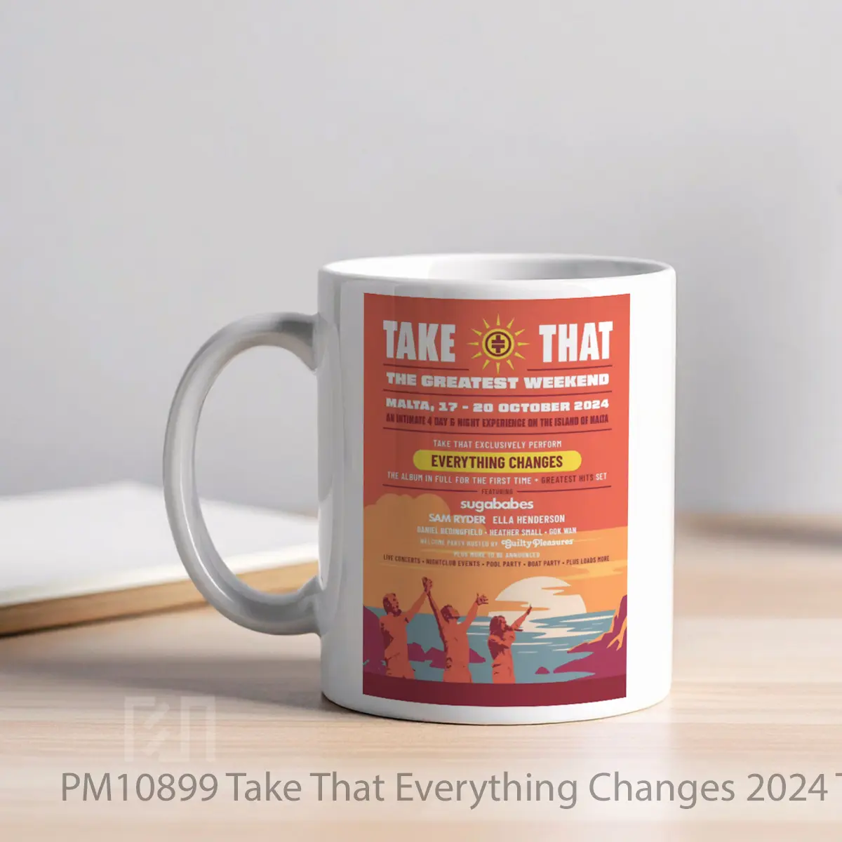 Mug Take That Everything Changes 2024 Tour MPM10899 - All-side / Desain