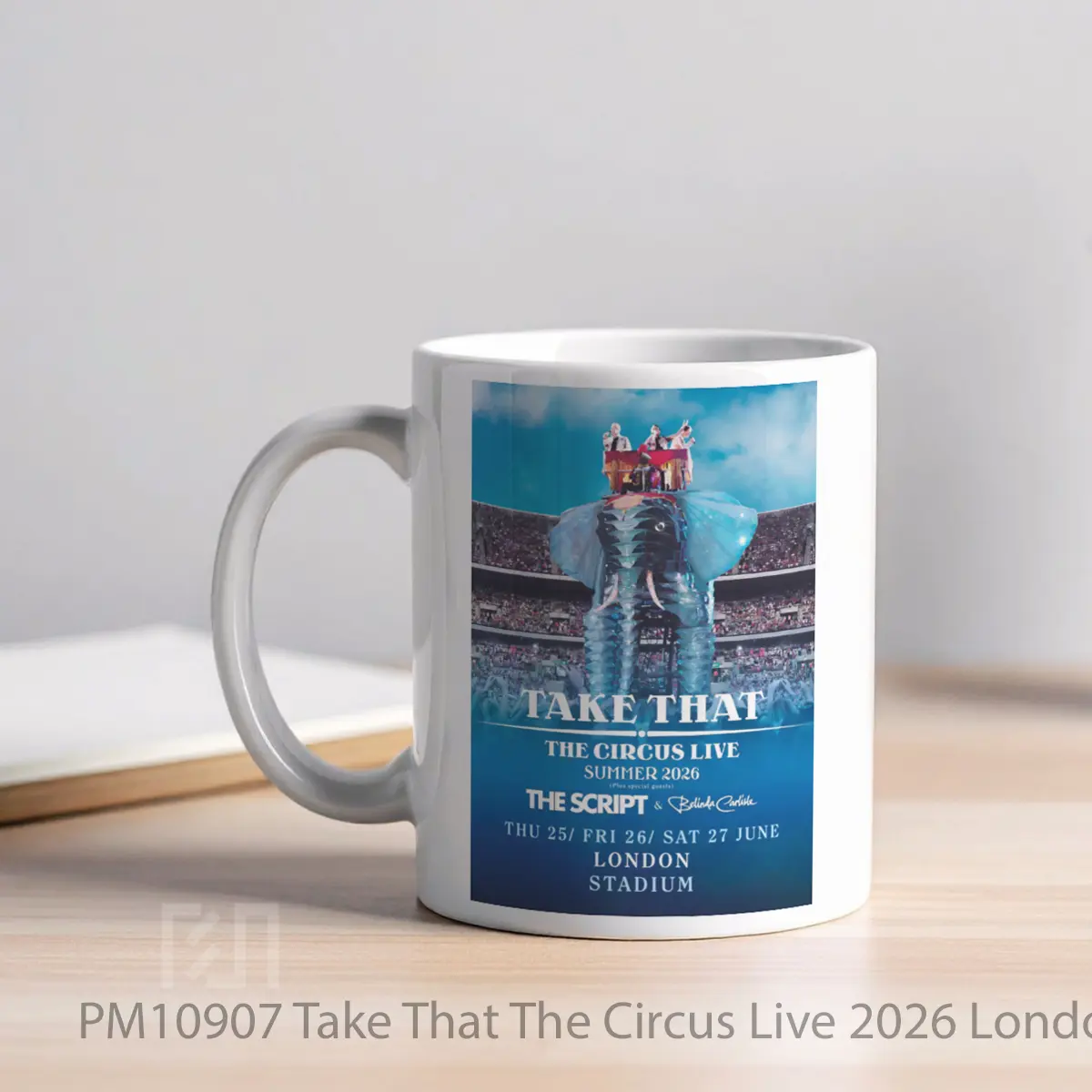 Mug Take That The Circus Live 2026 London Stadium Tour MPM10907 - All-side / Desain
