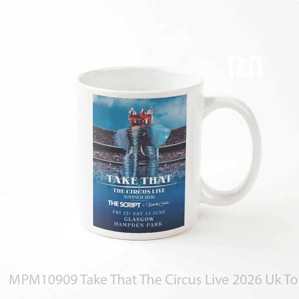 Mug Take That The Circus Live 2026 Uk Tour Glasgow Ham MPM10909