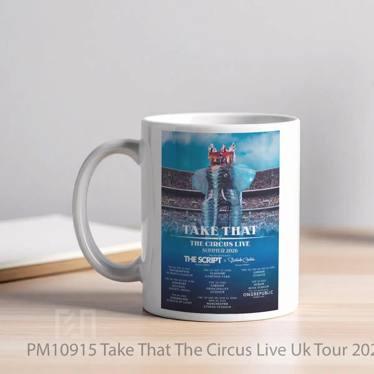 Mug Take That The Circus Live Uk Tour 2026 MPM10915 - All-side / Desain