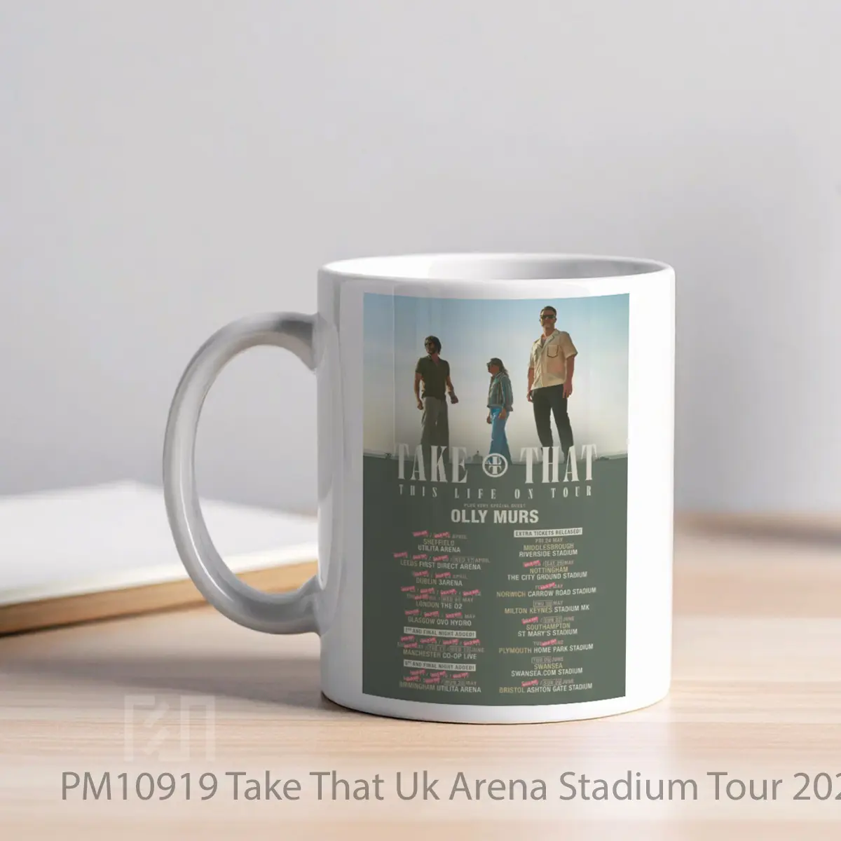 Mug Take That Uk Arena Stadium Tour 2024 MPM10919 - All-side / Desain