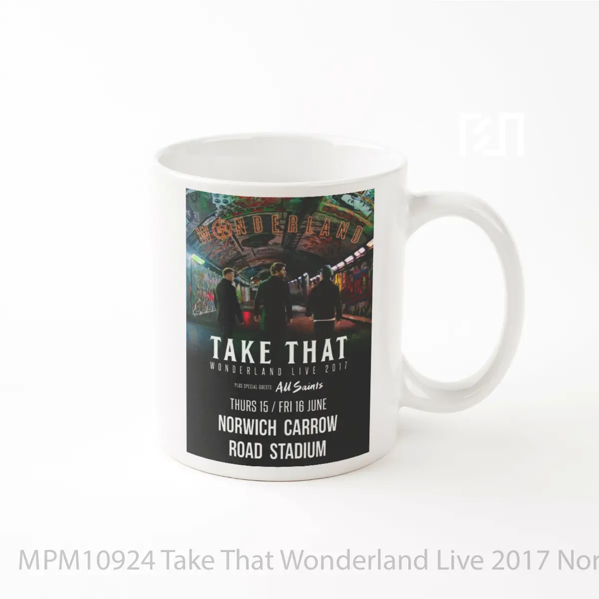 Mug Take That Wonderland Live 2017 Norwich Carrow Road MPM10924