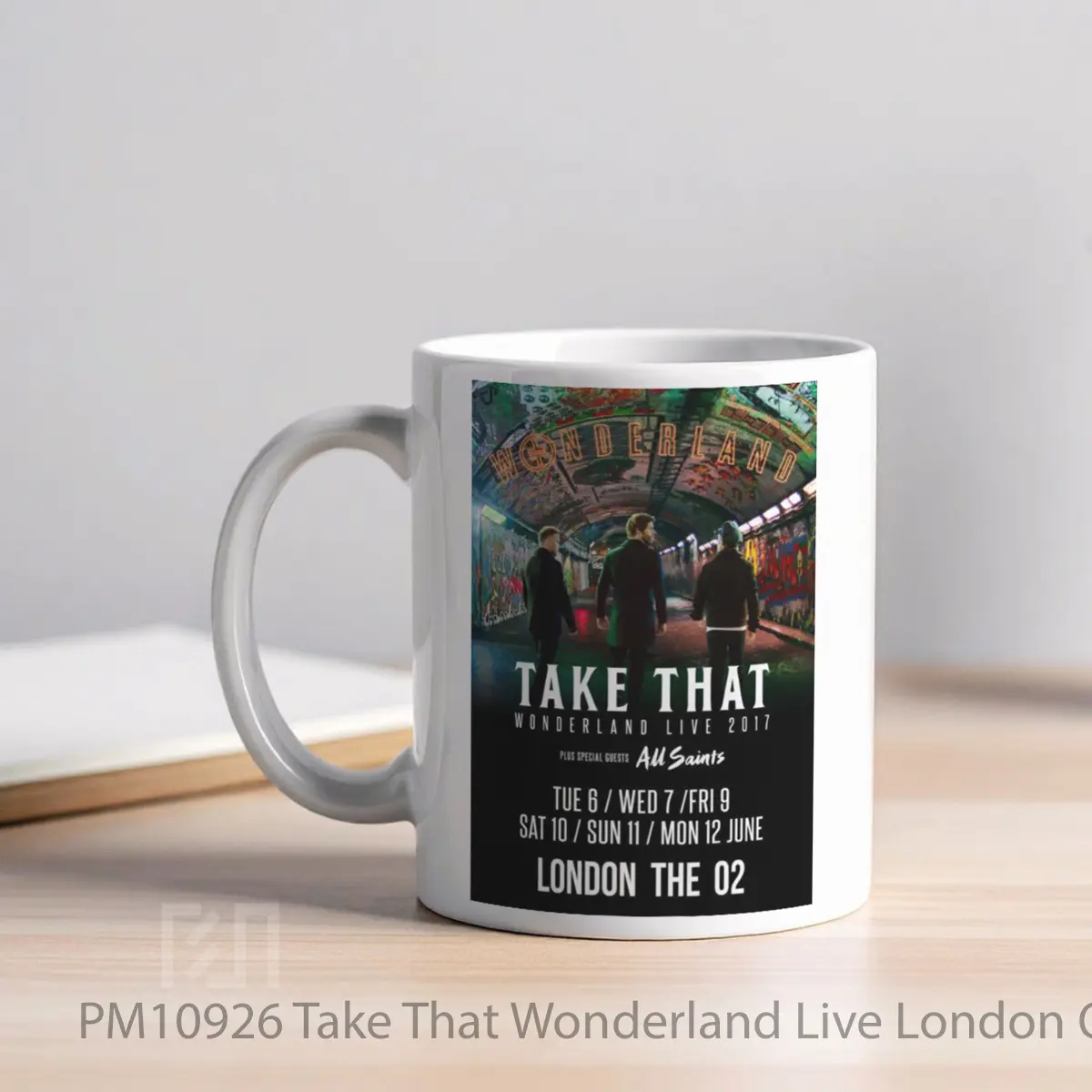 Mug Take That Wonderland Live London O2 2017 MPM10926 - All-side / Desain