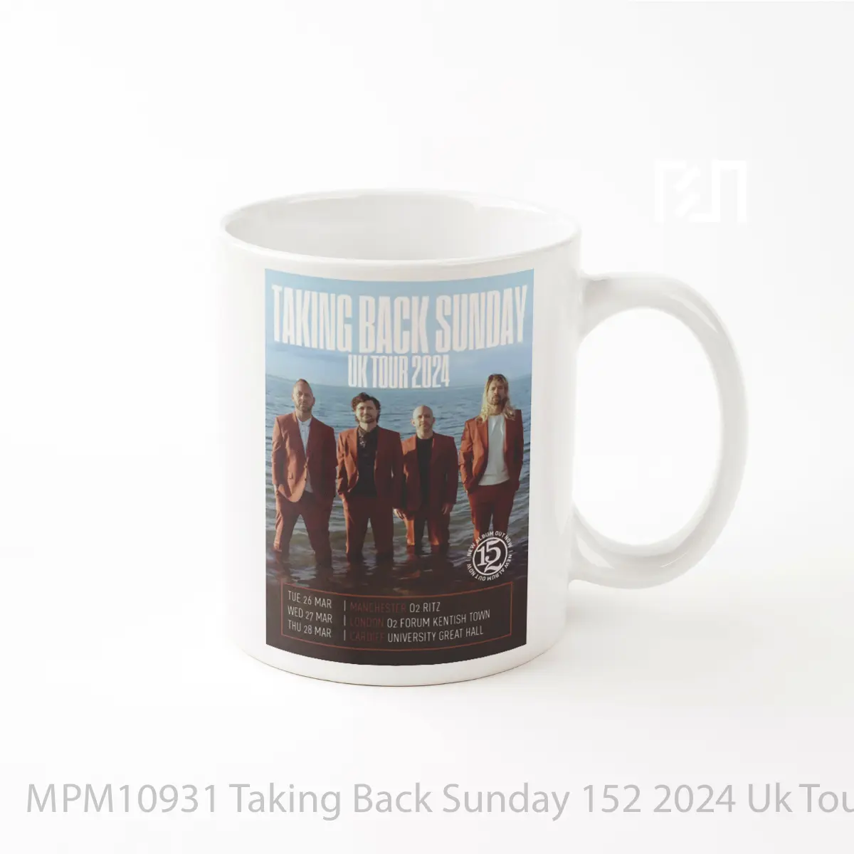 Mug Taking Back Sunday 152 2024 Uk Tour MPM10931