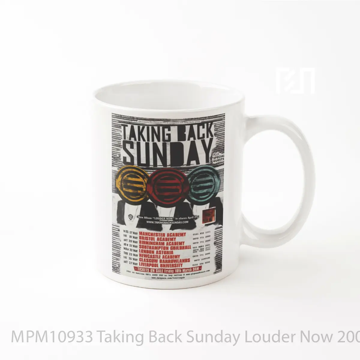 Mug Taking Back Sunday Louder Now 2006 Uk Tour MPM10933