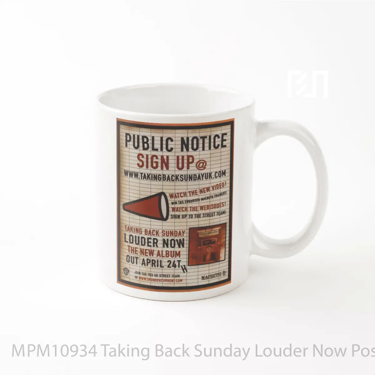 Mug Taking Back Sunday Louder Now MPM10934