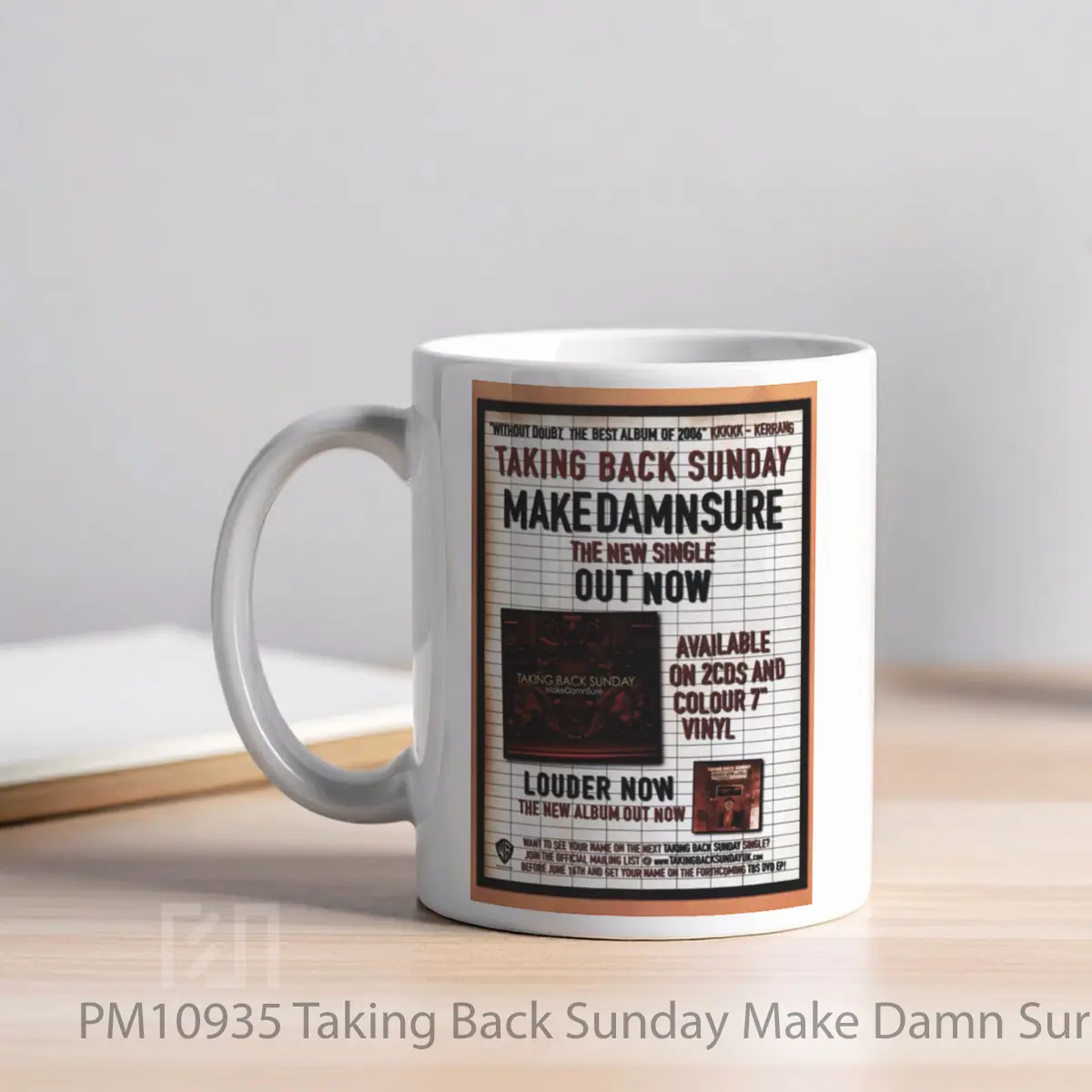 Mug Taking Back Sunday Make Damn Sure MPM10935 - All-side / Desain