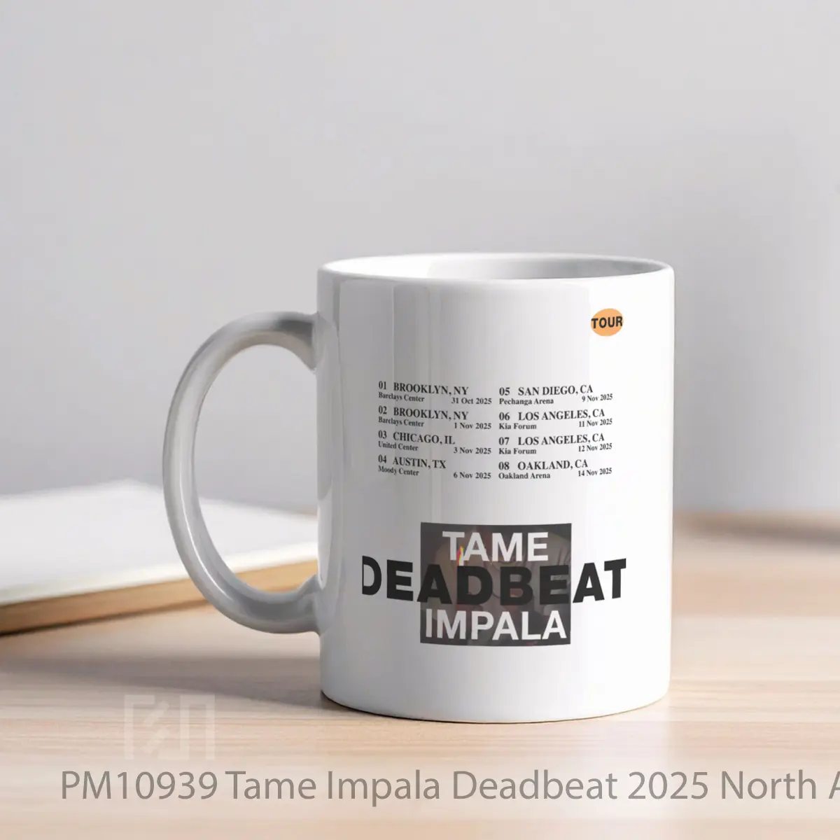 Mug Tame Impala Deadbeat 2025 North America Arena Tour MPM10939 - All-side / Desain