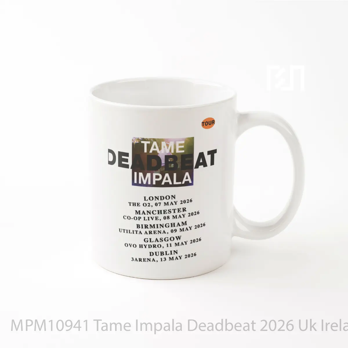 Mug Tame Impala Deadbeat 2026 Uk Ireland Arena Tour 2 MPM10941