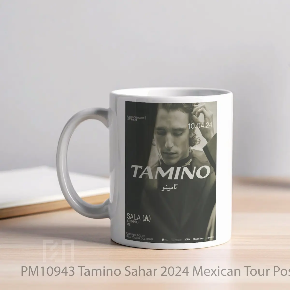 Mug Tamino Sahar 2024 Mexican Tour MPM10943 - All-side / Desain