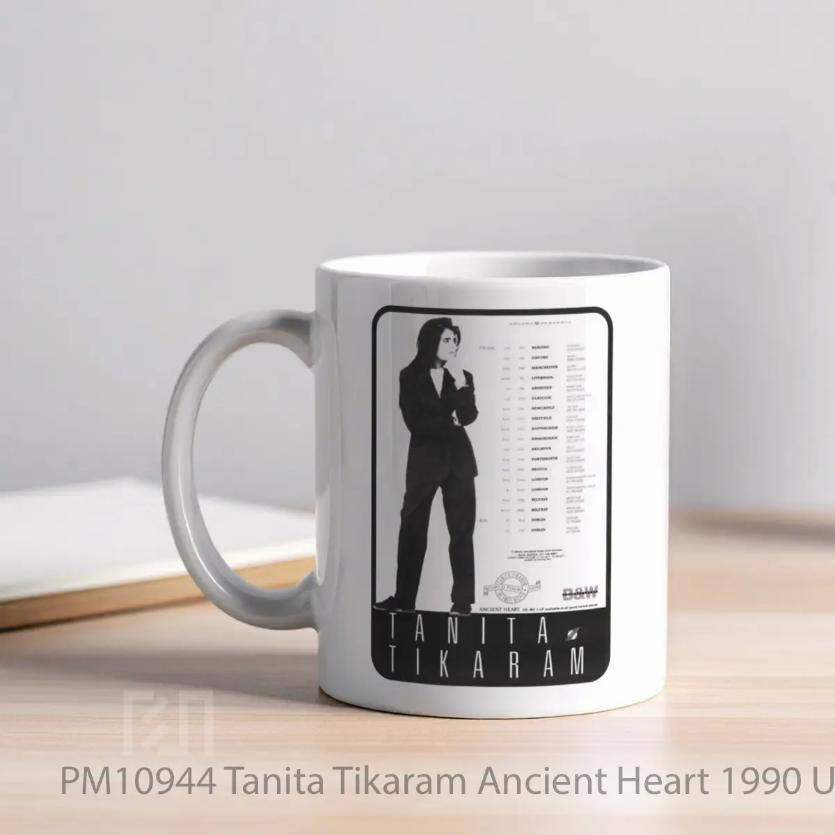 Mug Tanita Tikaram Ancient Heart 1990 Uk Tour MPM10944 - All-side / Desain