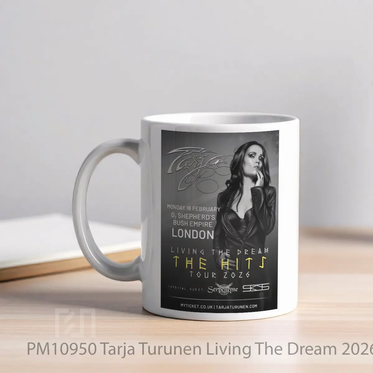 Mug Tarja Turunen Living The Dream 2026 Uk Tour MPM10950 - All-side / Desain