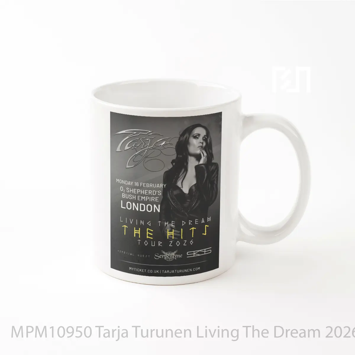 Mug Tarja Turunen Living The Dream 2026 Uk Tour MPM10950
