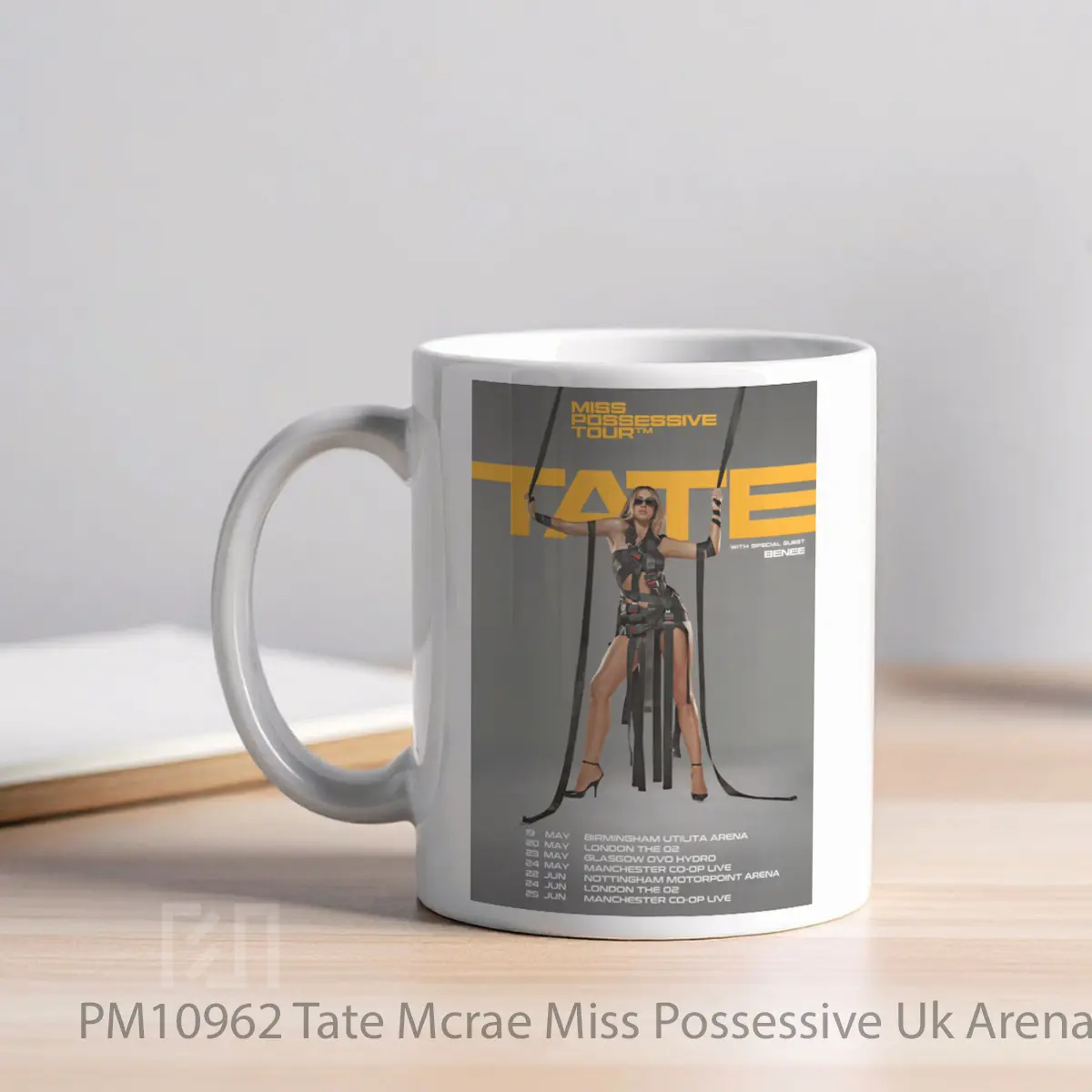 Mug Tate Mcrae Miss Possessive Uk Arena Tour 2025 MPM10962 - All-side / Desain