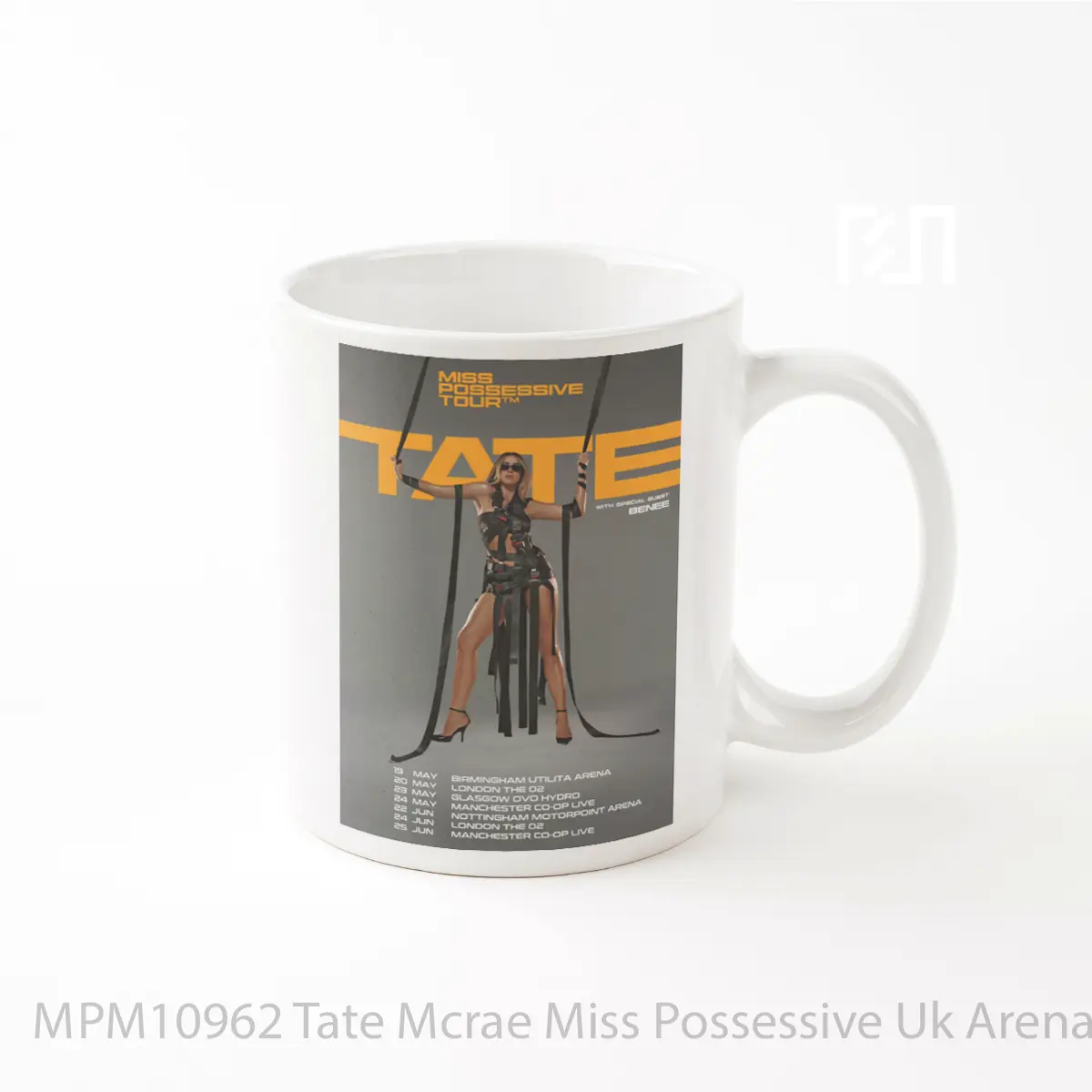 Mug Tate Mcrae Miss Possessive Uk Arena Tour 2025 MPM10962