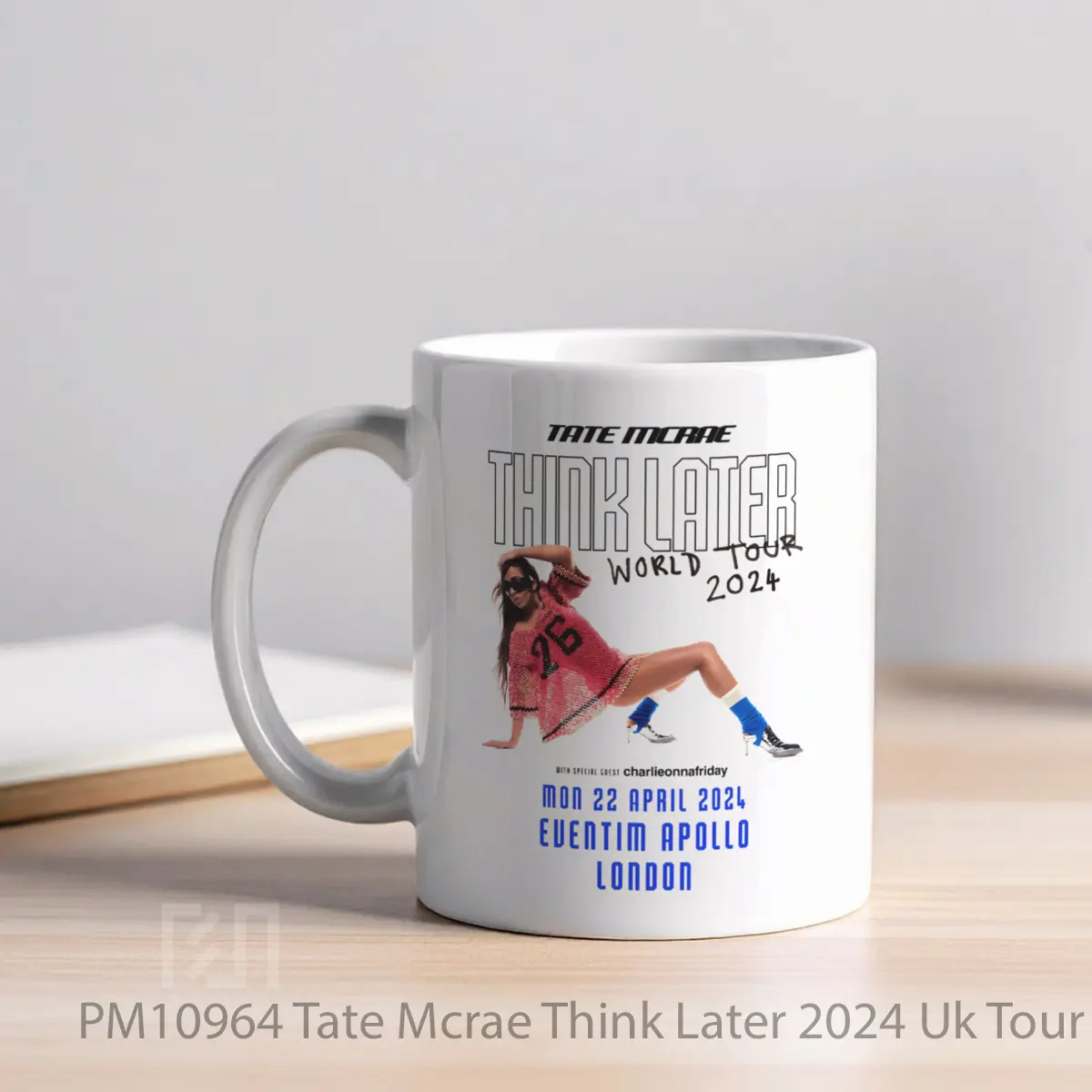 Mug Tate Mcrae Think Later 2024 Uk Tour MPM10964 - All-side / Desain