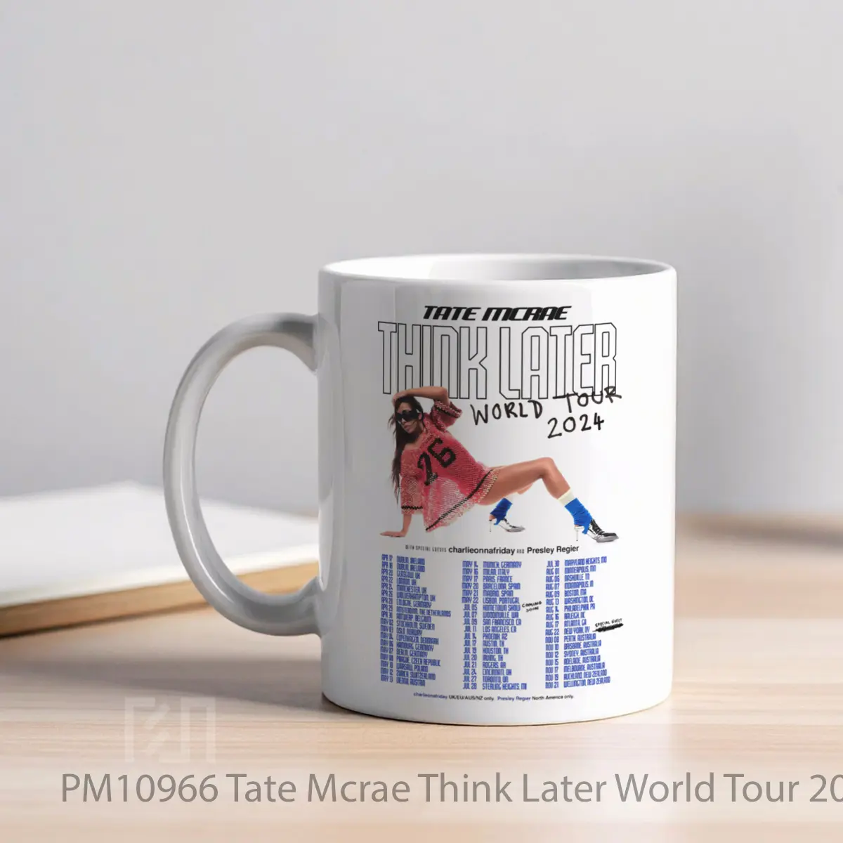 Mug Tate Mcrae Think Later World Tour 2024 MPM10966 - All-side / Desain