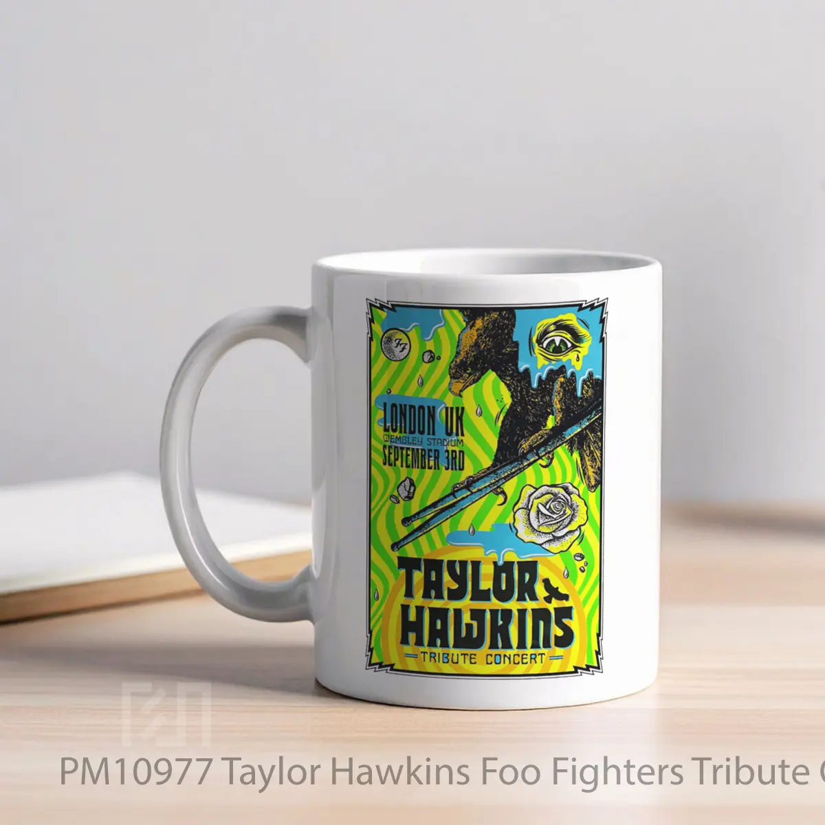 Mug Taylor Hawkins Foo Fighters Tribute Concert London Wembley MPM10977 - All-side / Desain