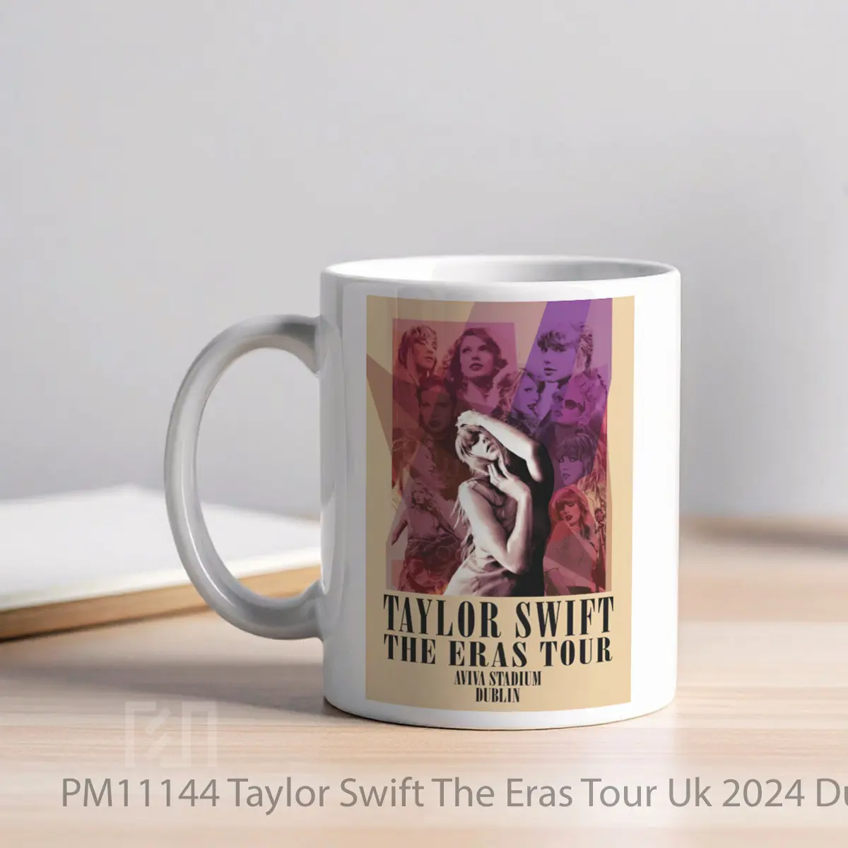 Mug Taylor Swift The Eras Tour Uk 2024 Dublin Aviva Stadium MPM11144 - All-side / Desain