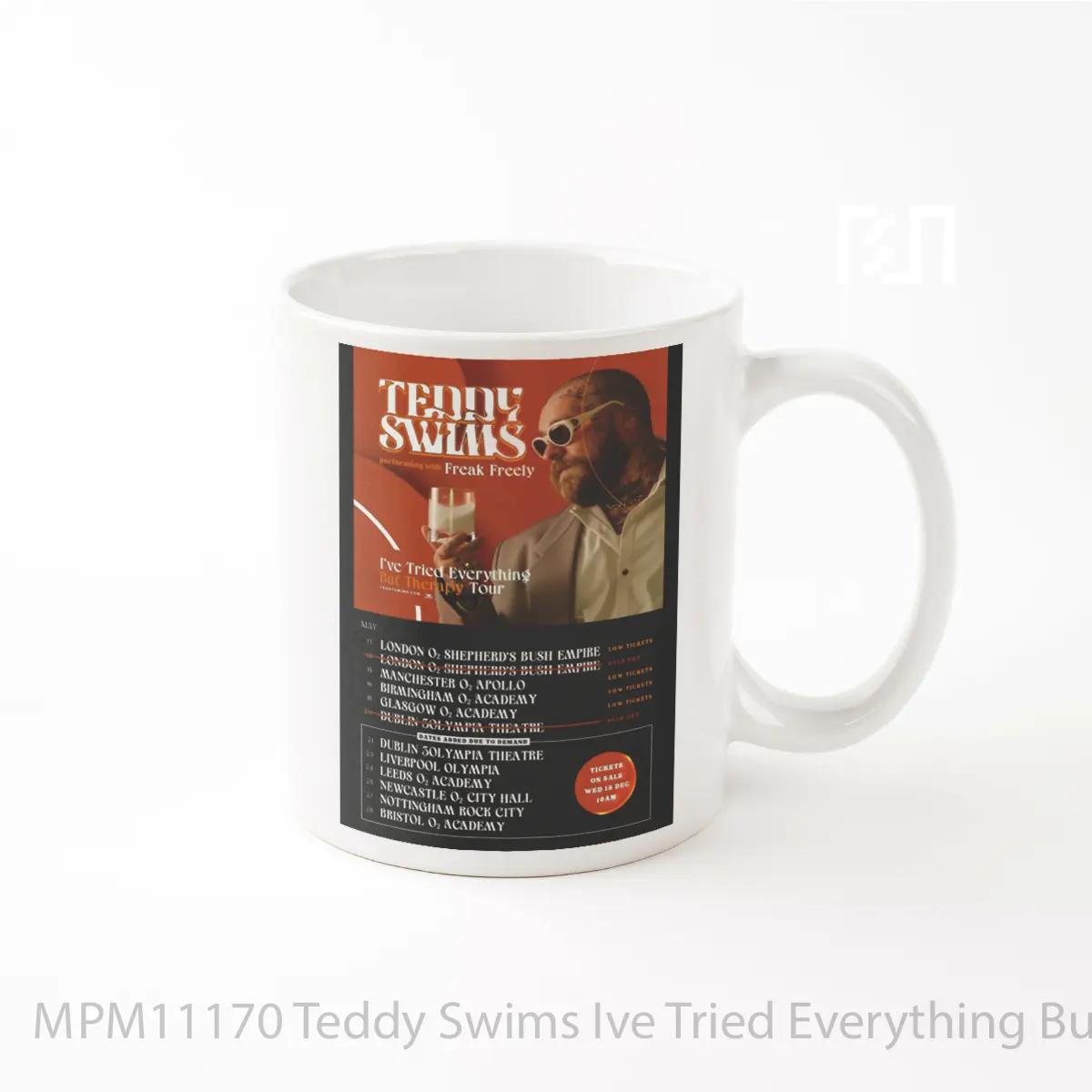 Mug Teddy Swims Ive Tried Everything But Therapy Tour 2024 MPM11170
