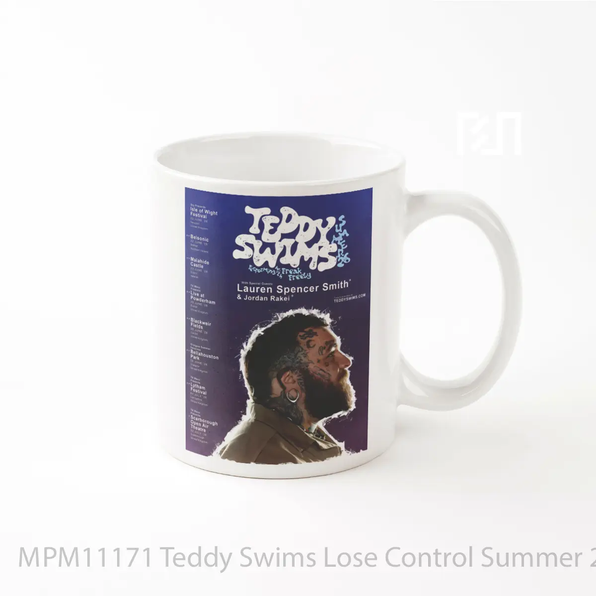 Mug Teddy Swims Lose Control Summer 2026 Uk Tour MPM11171