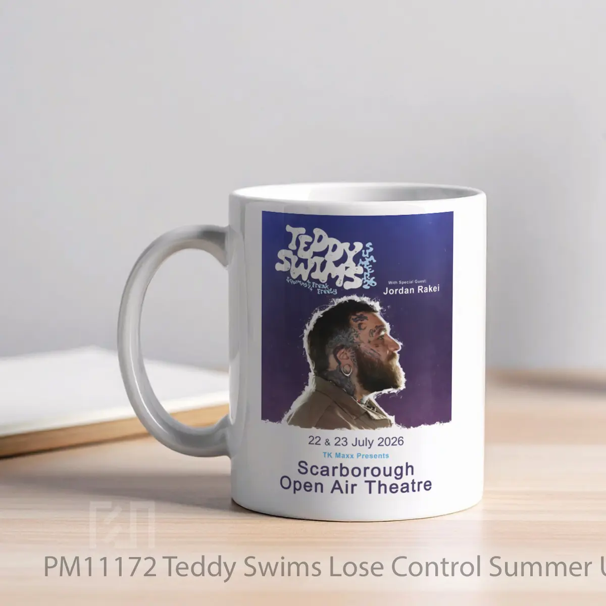 Mug Teddy Swims Lose Control Summer Uk Tour 2026 Scarborough MPM11172 - All-side / Desain