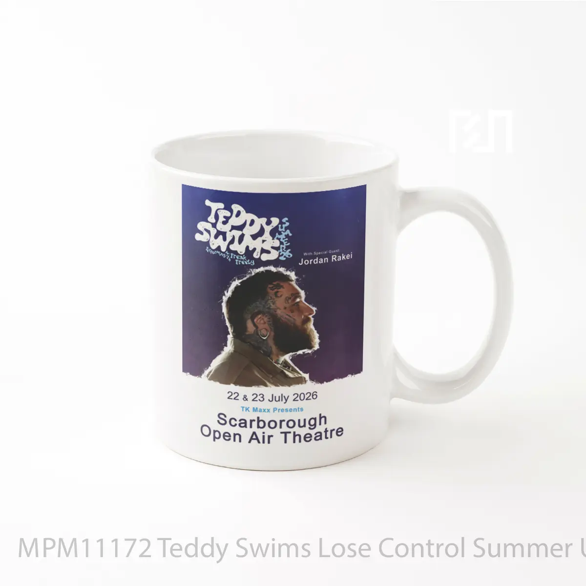 Mug Teddy Swims Lose Control Summer Uk Tour 2026 Scarborough MPM11172