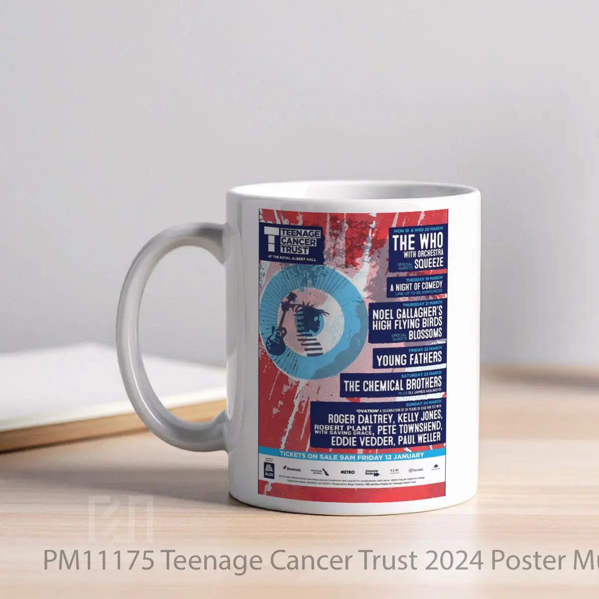 Mug Teenage Cancer Trust 2024 MPM11175 - All-side / Desain